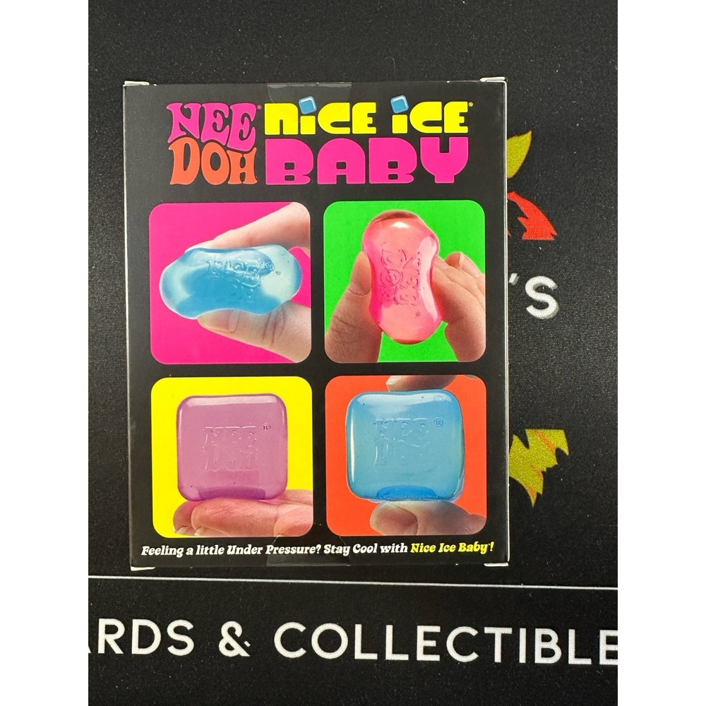 NeeDoh Nice Ice Baby 4 pack, Set of Four Nee Doh Mini Nice Cube Pink Blue Purple - Picture 3 of 6